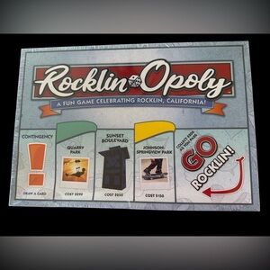Rocklin Opoly Board Game - Multicolor